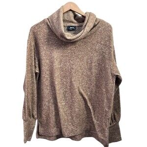Maeve Anthropologie Tan Turtleneck Cowl Sweater Women’s Size Medium Cozy Comfy